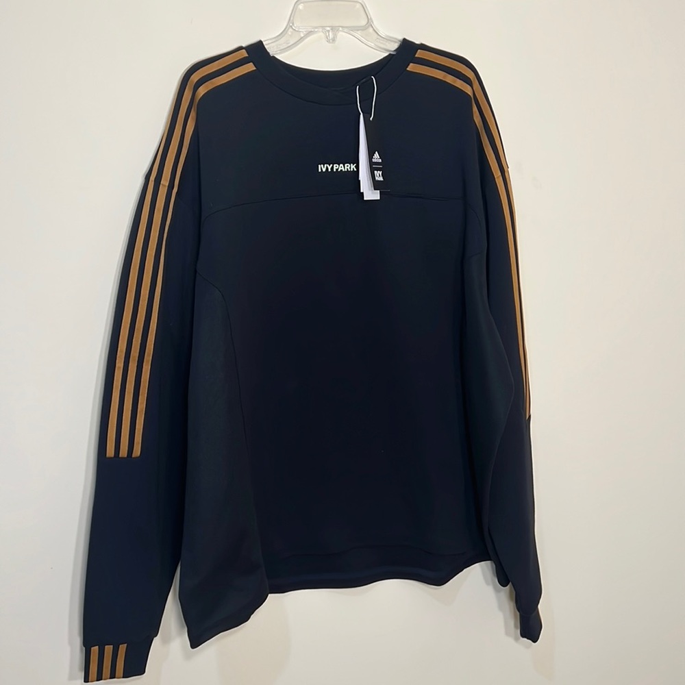 ADIDAS IVY PARK BLACK IVP 4ALL CREW SWEATSHIRT NWT Size XL